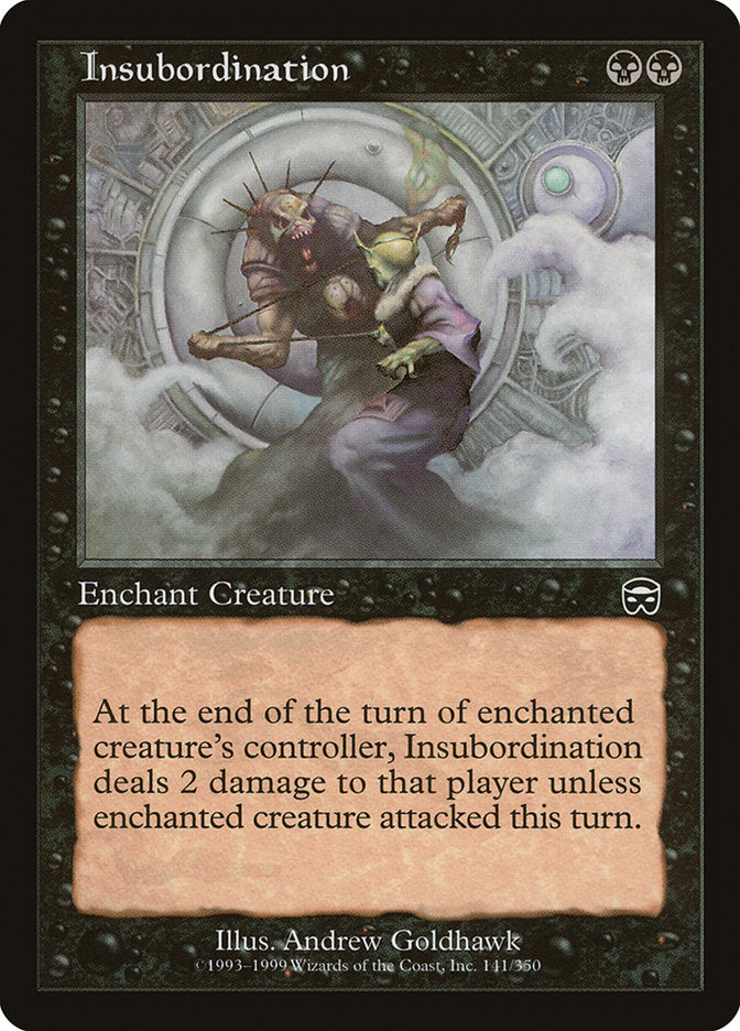 Insubordination [Mercadian Masques] | Total Play