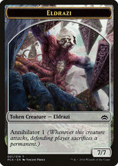 Eldrazi Spawn (003) // Eldrazi Double-Sided Token [Planechase Anthology Tokens] | Total Play
