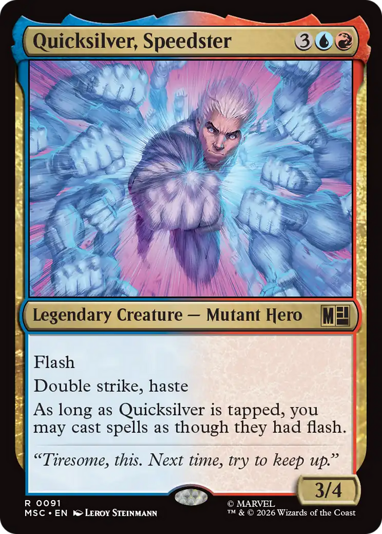 Quicksilver, Speedster (Surge Foil) [Marvel Super Heroes Commander] | Total Play