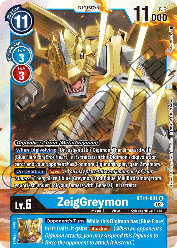 ZeigGreymon [BT11-031] [Dimensional Phase] | Total Play