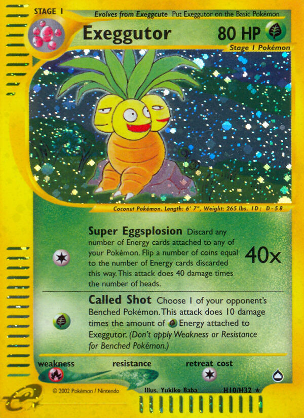Exeggutor (H10/H32) [Aquapolis] | Total Play