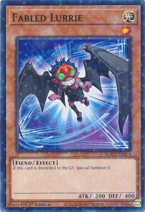 Fabled Lurrie (Duel Terminal) [HAC1-EN124] Common | Total Play