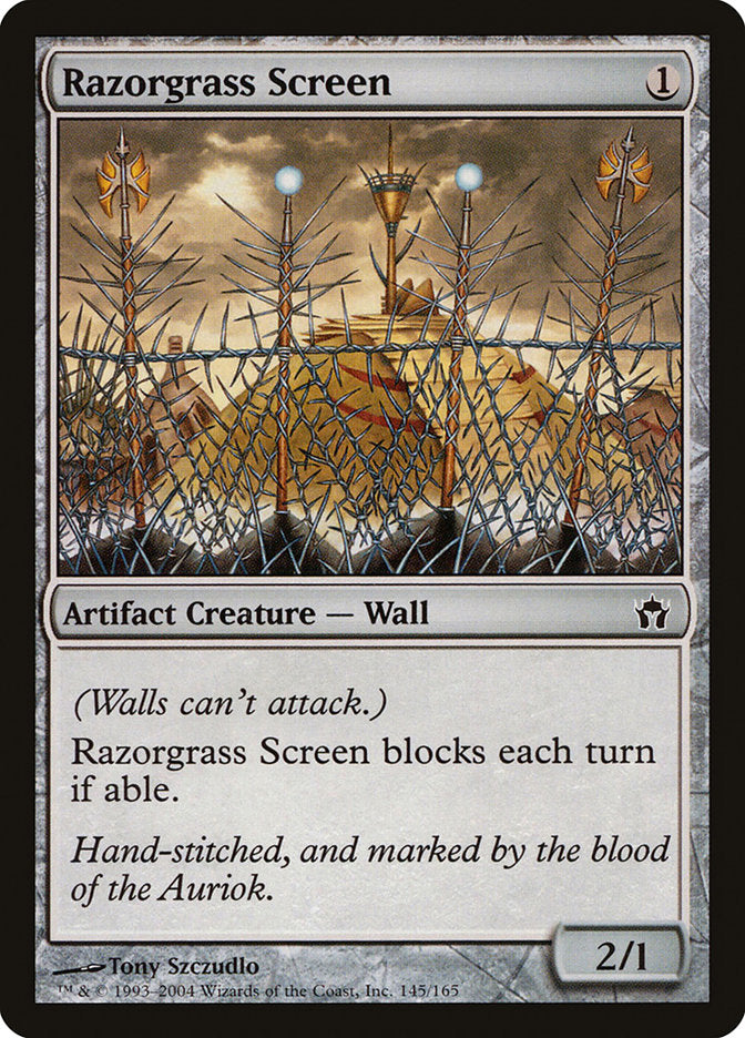 Razorgrass Screen [Fifth Dawn] | Total Play
