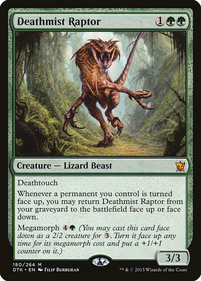 Deathmist Raptor [Dragons of Tarkir] | Total Play