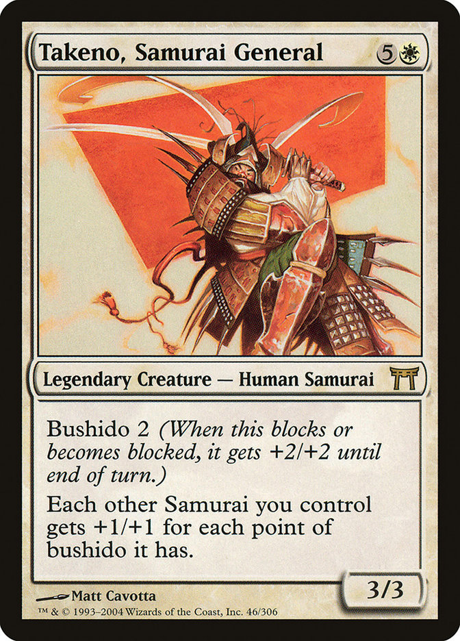 Takeno, Samurai General [Champions of Kamigawa] | Total Play