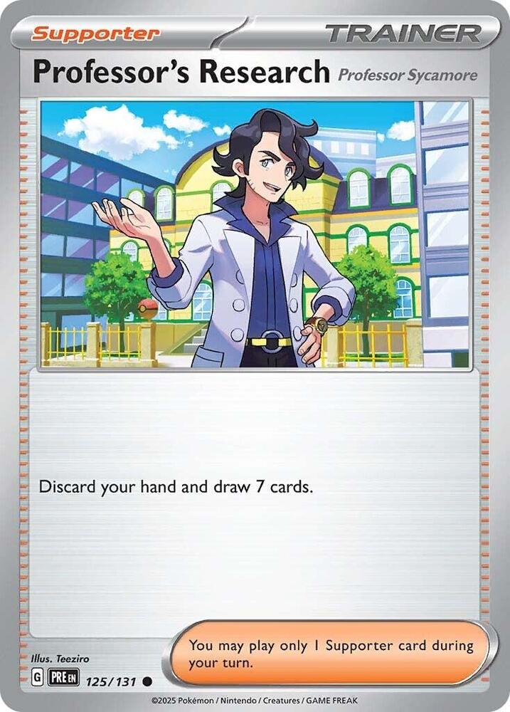 Professor's Research (125/131) [Professor Sycamore] [Scarlet & Violet: Prismatic Evolutions] | Total Play