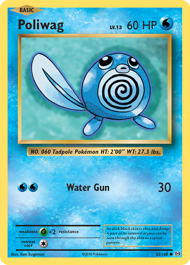 Poliwag (23/108) [XY: Evolutions] | Total Play