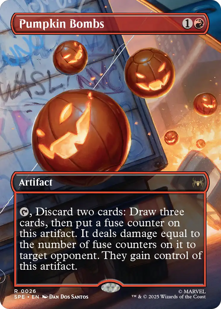 Pumpkin Bombs (Borderless) [Marvel's Spider-Man: Eternal-Legal] | Total Play