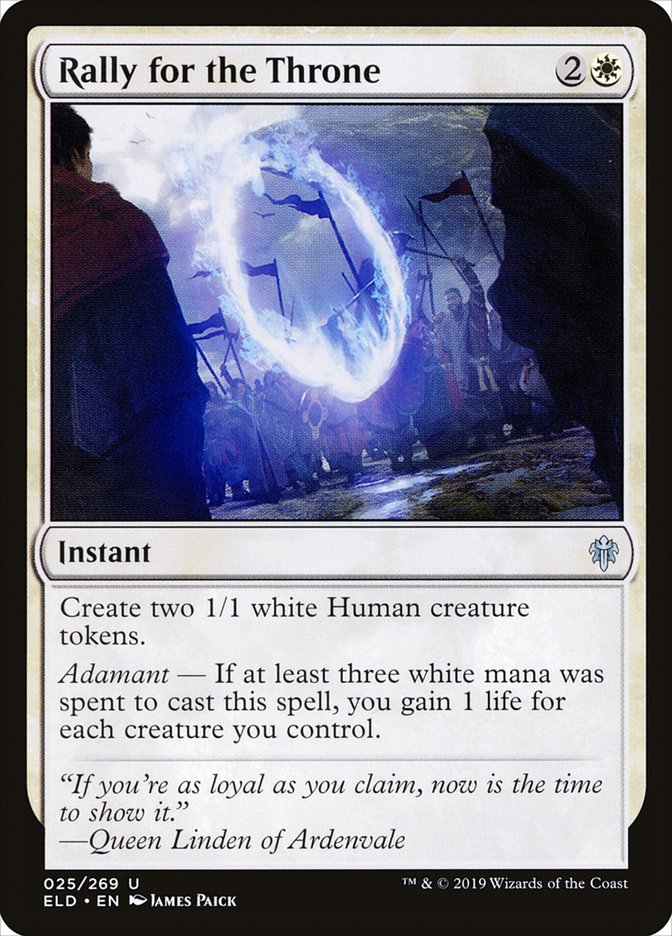 Rally for the Throne [Throne of Eldraine] | Total Play
