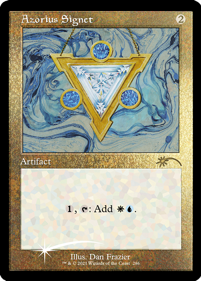 Azorius Signet (Retro) (Foil Etched) [Secret Lair Drop Series] | Total Play