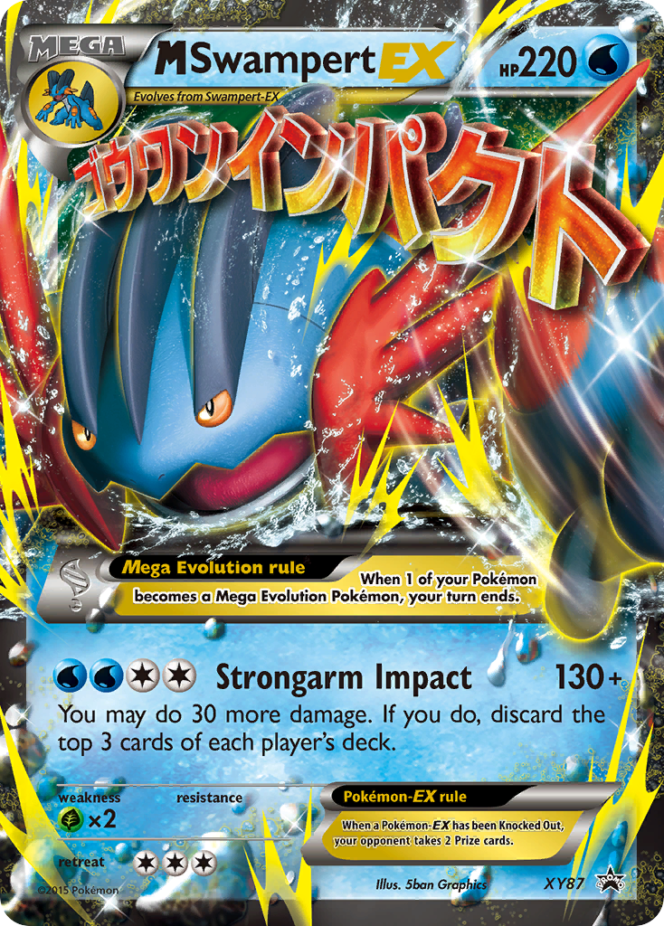 M Swampert EX (XY87) [XY: Black Star Promos] | Total Play