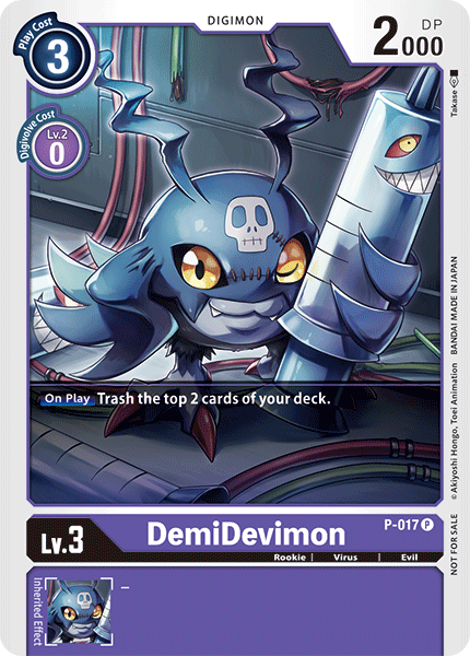 DemiDevimon [P-017] [Promotional Cards] | Total Play