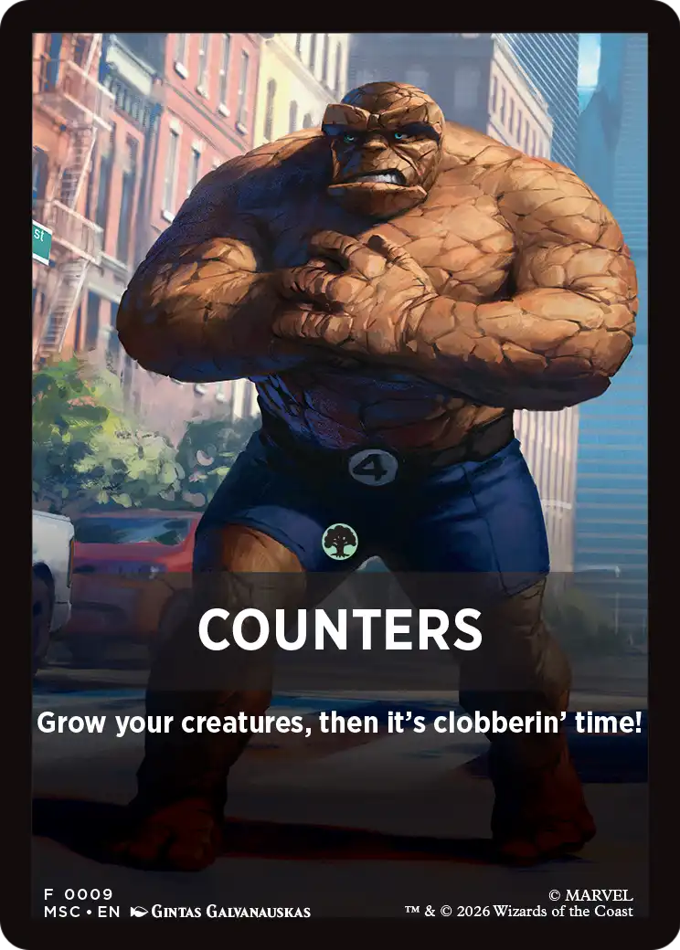 Counters Theme Card [Marvel Super Heroes Commander] | Total Play