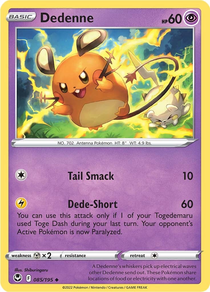 Dedenne (085/195) [Sword & Shield: Silver Tempest] | Total Play