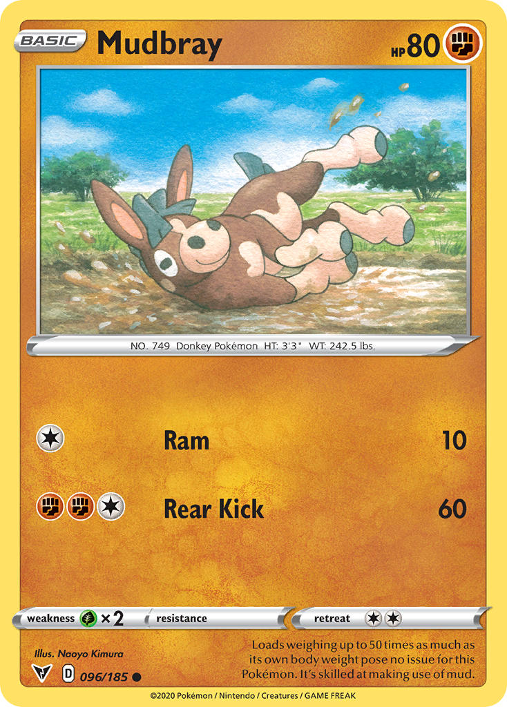 Mudbray (096/185) [Sword & Shield: Vivid Voltage] | Total Play
