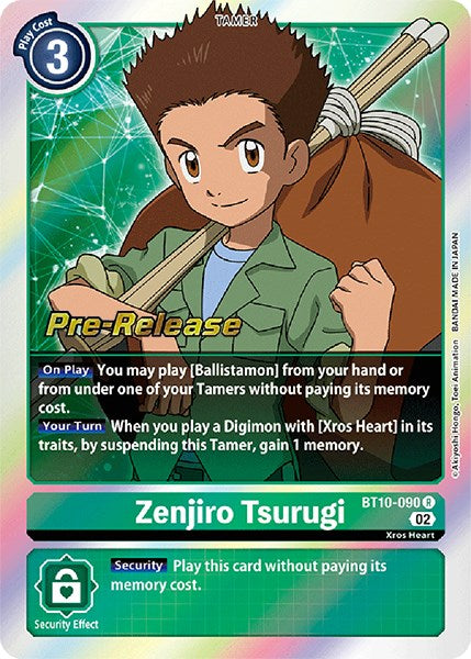 Zenjiro Tsurugi [BT10-090] [Xros Encounter Pre-Release Cards] | Total Play