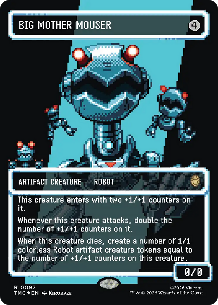 Big Mother Mouser (Borderless) (Surge Foil) [Teenage Mutant Ninja Turtles Commander] | Total Play