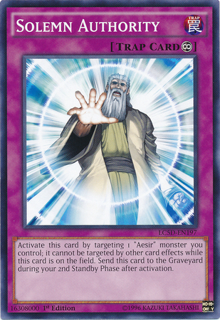 Solemn Authority [LC5D-EN197] Common | Total Play
