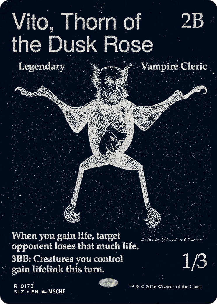 Vito, Thorn of the Dusk Rose (0173) [Secret Lair x MSCHF: The Zeta Set] | Total Play