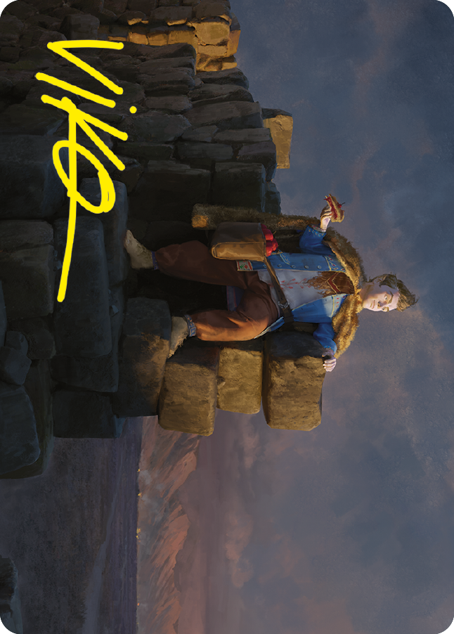 Pippin, Warden of Isengard Art Card (Gold-Stamped Signature) [The Lord of the Rings: Tales of Middle-earth Art Series] | Total Play