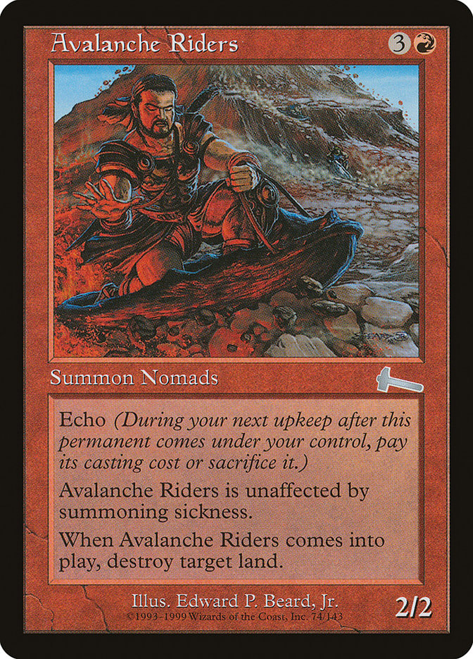 Avalanche Riders [Urza's Legacy] | Total Play