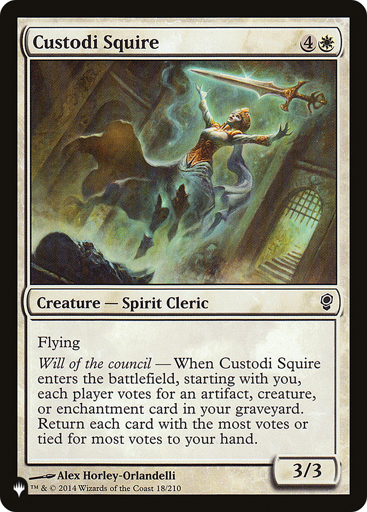 Custodi Squire [The List Reprints] | Total Play