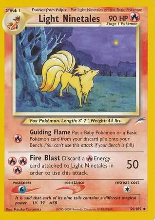 Light Ninetales (50/105) [Neo Destiny Unlimited] | Total Play