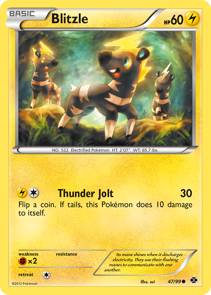 Blitzle (47/99) [Black & White: Next Destinies] | Total Play