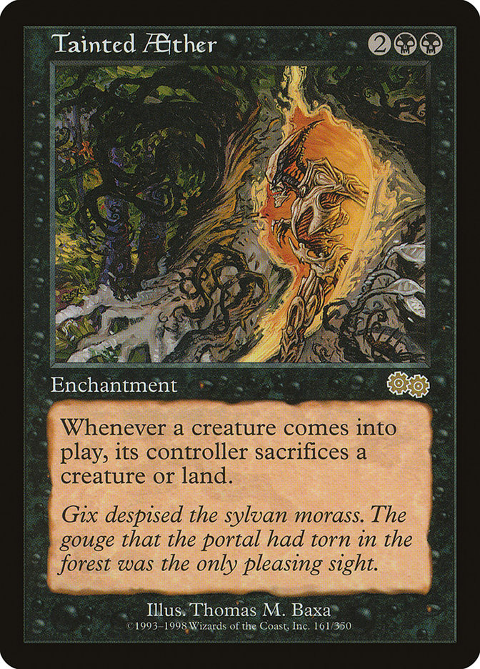 Tainted Aether [Urza's Saga] | Total Play