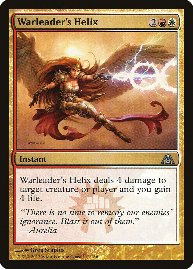 Warleader's Helix [Dragon's Maze] | Total Play