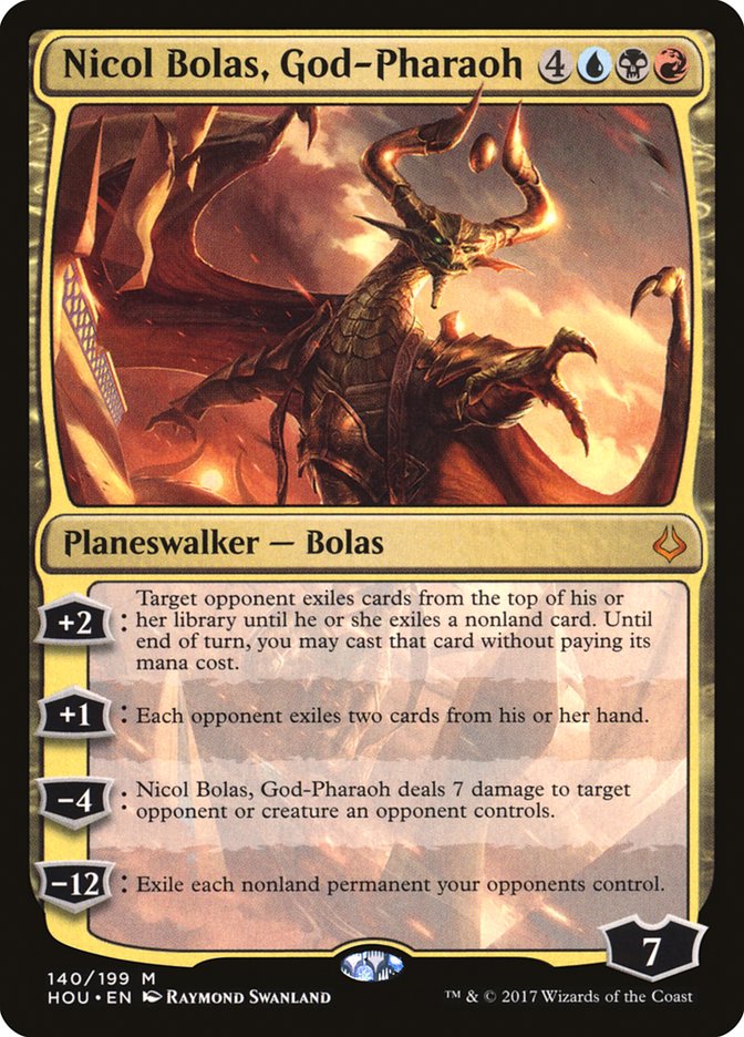 Nicol Bolas, God-Pharaoh [Hour of Devastation] | Total Play