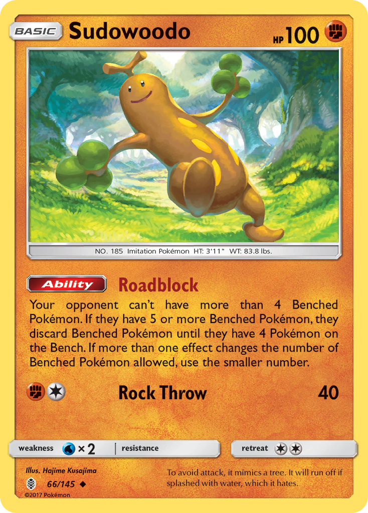 Sudowoodo (66/145) [Sun & Moon: Guardians Rising] | Total Play