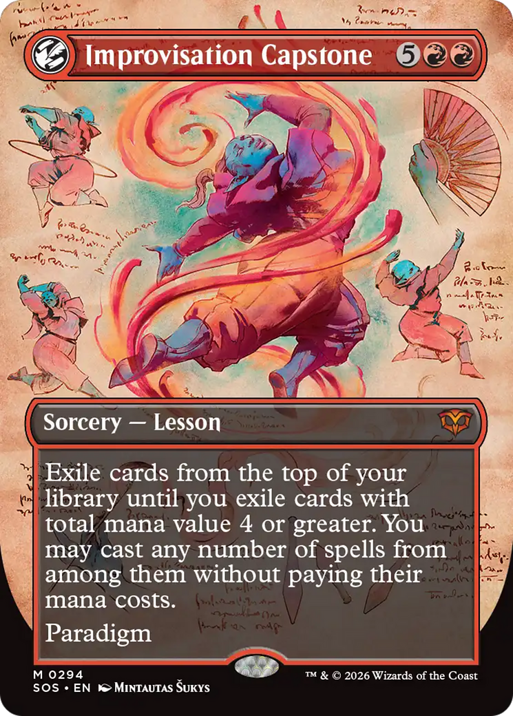 Improvisation Capstone (Borderless) [Secrets of Strixhaven] | Total Play