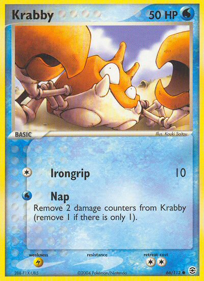 Krabby (66/112) [EX: FireRed & LeafGreen] | Total Play