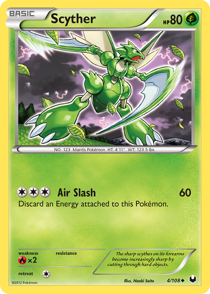 Scyther (4/108) [Black & White: Dark Explorers] | Total Play