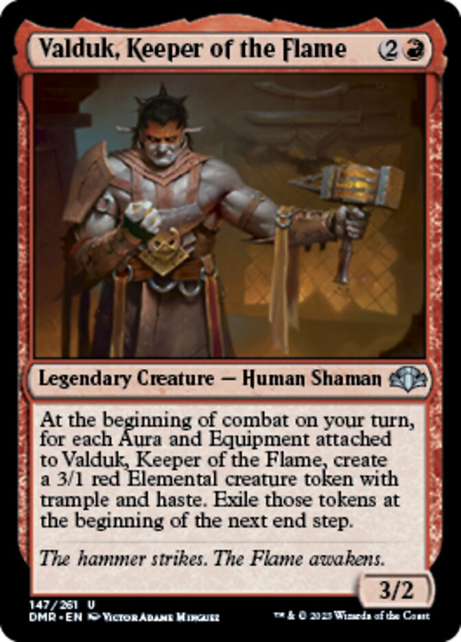 Valduk, Keeper of the Flame [Dominaria Remastered] | Total Play