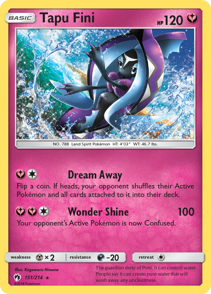 Tapu Fini (151/214) [Sun & Moon: Lost Thunder] | Total Play