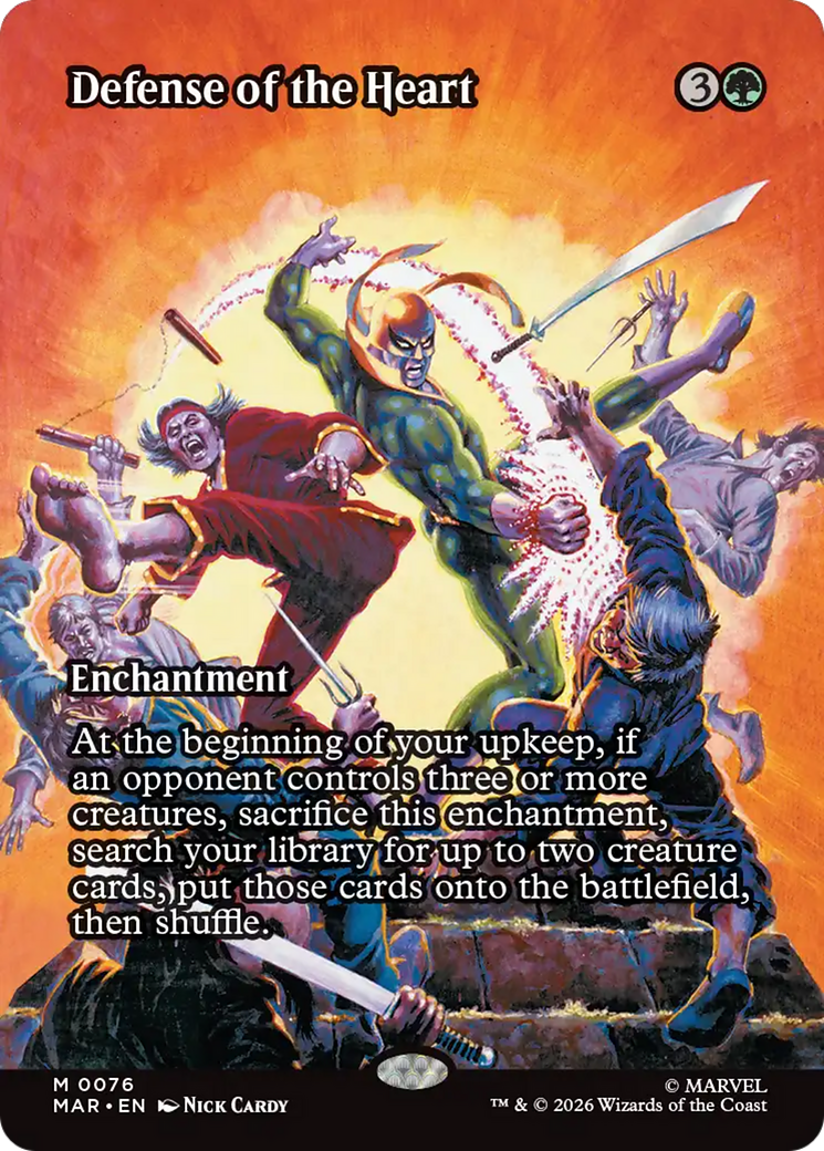 Defense of the Heart (Borderless) [Marvel Universe: Eternal-Legal] | Total Play