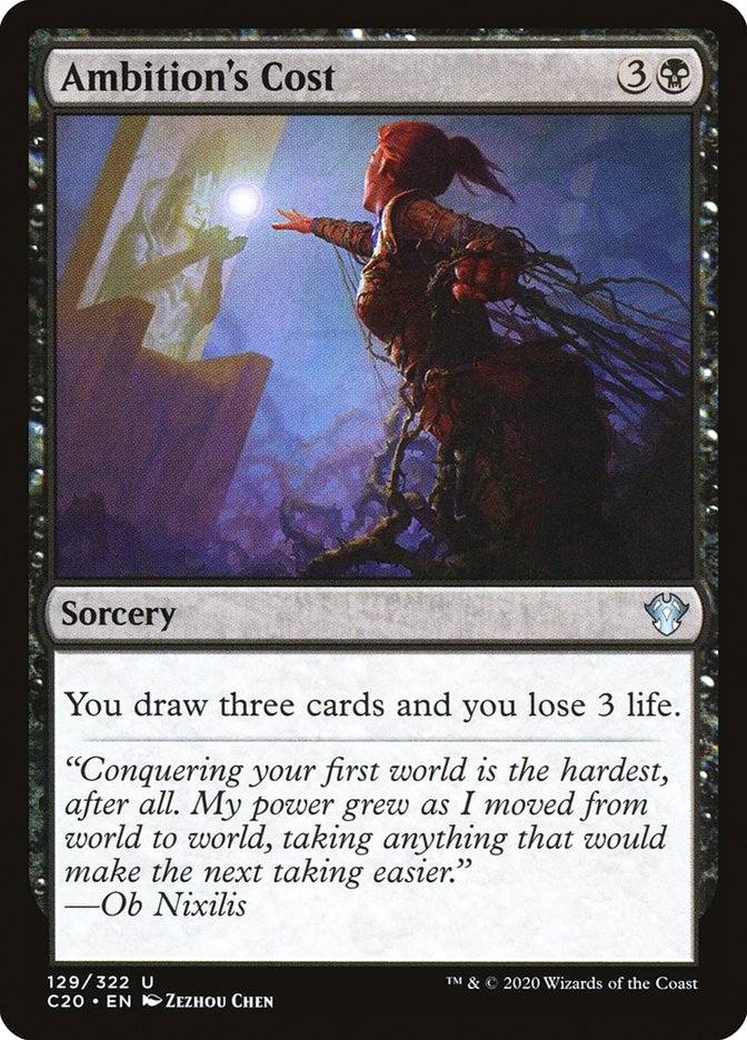 Ambition's Cost [Commander 2020] | Total Play
