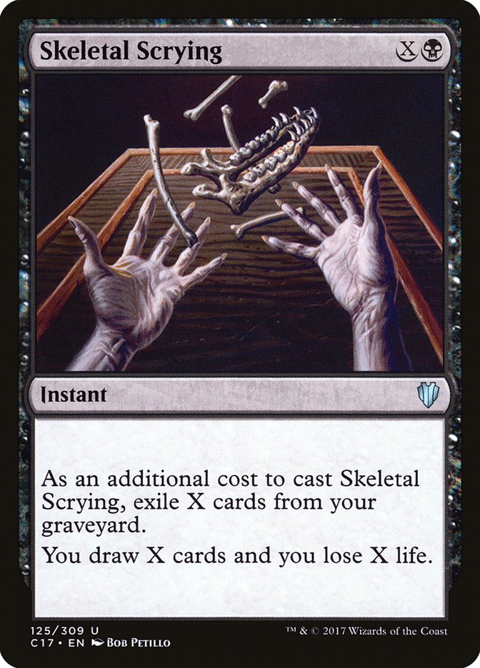 Skeletal Scrying [Commander 2017] | Total Play