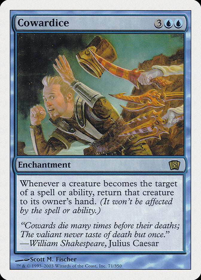 Cowardice [Eighth Edition] | Total Play