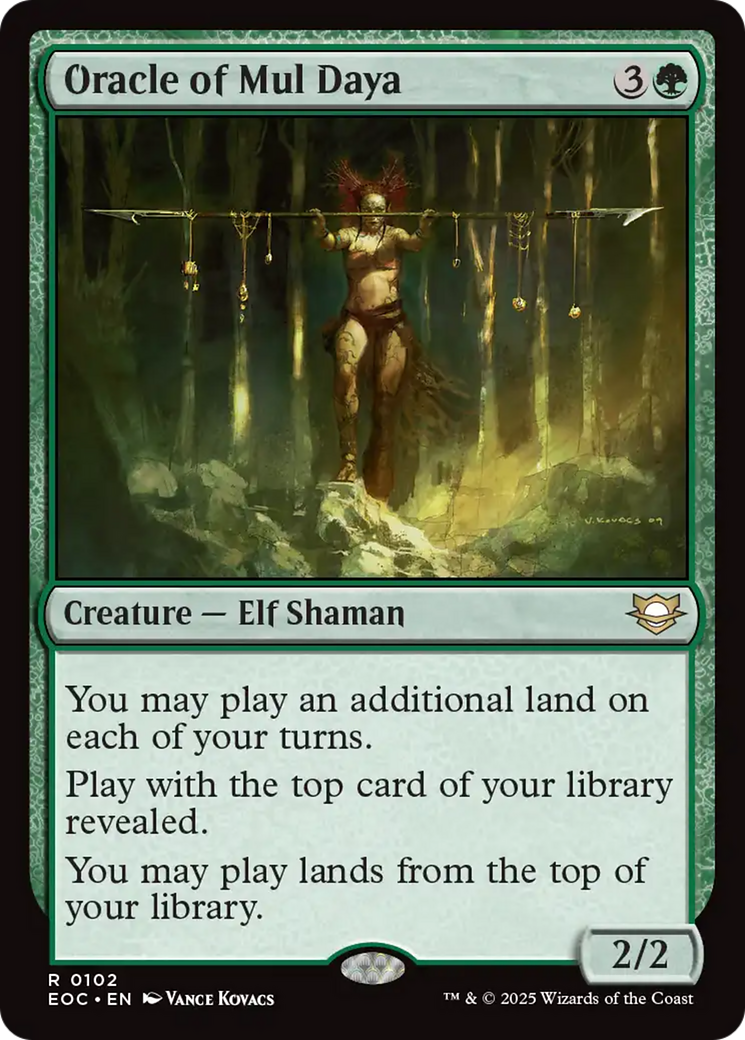 Oracle of Mul Daya [Edge of Eternities Commander] | Total Play