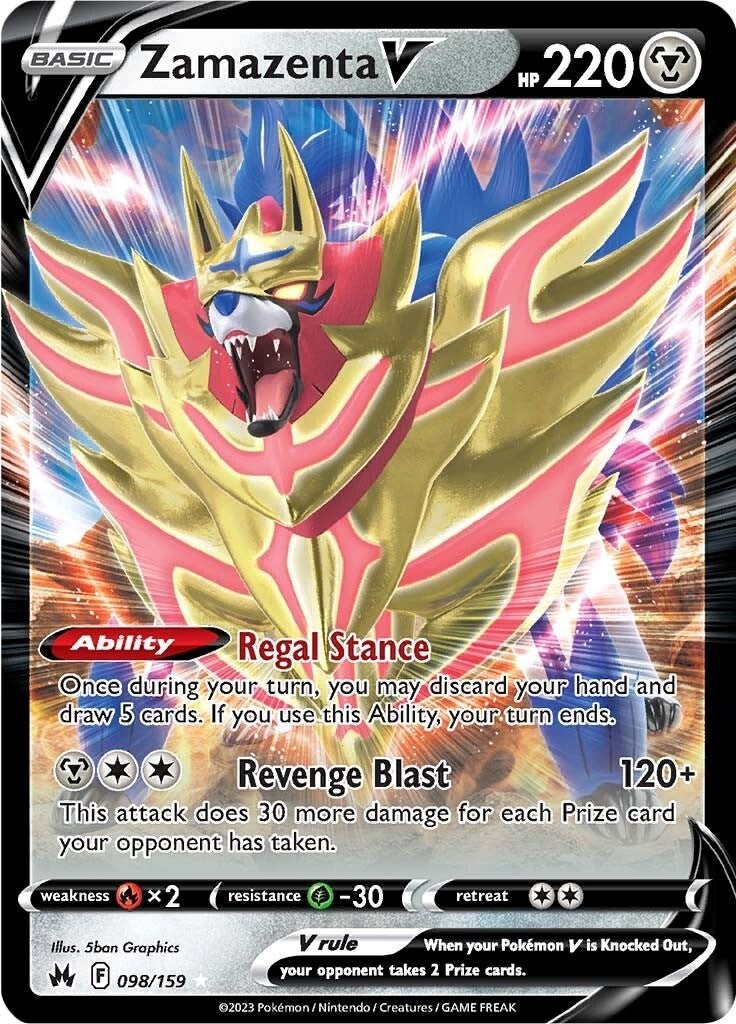 Zamazenta V (098/159) [Sword & Shield: Crown Zenith] | Total Play