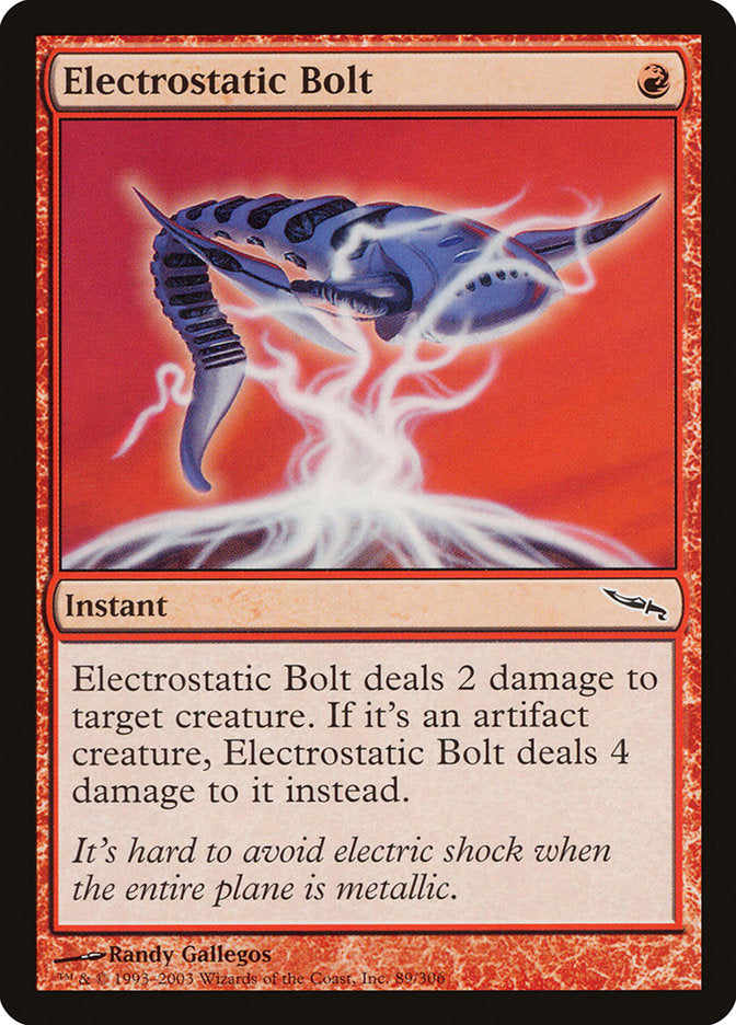 Electrostatic Bolt [Mirrodin] | Total Play