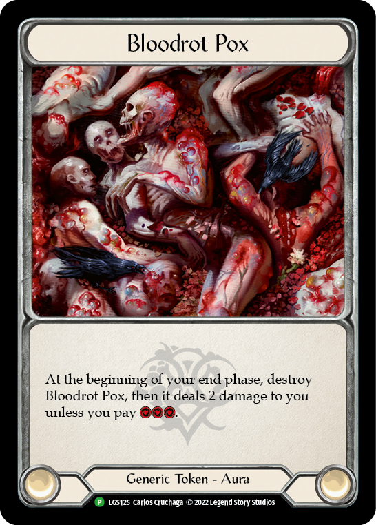 Bloodrot Pox // Frailty [LGS125 // LGS126] (Promo)  Cold Foil | Total Play