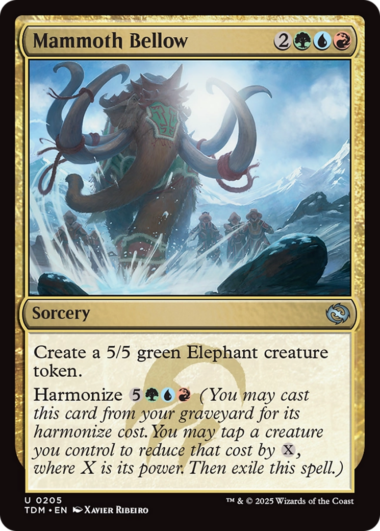 Mammoth Bellow [Tarkir: Dragonstorm] | Total Play