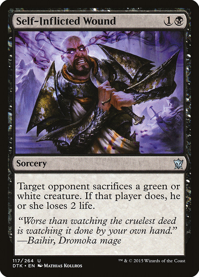 Self-Inflicted Wound [Dragons of Tarkir] | Total Play