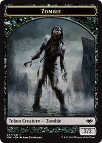 Zombie (007) // Bear (011) Double-Sided Token [Modern Horizons Tokens] | Total Play