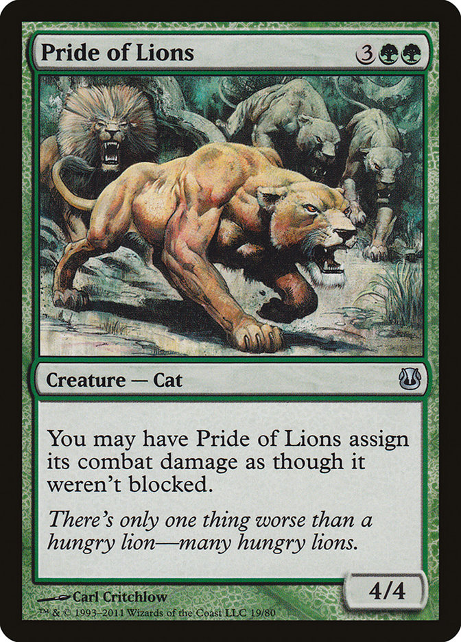 Pride of Lions [Duel Decks: Ajani vs. Nicol Bolas] | Total Play