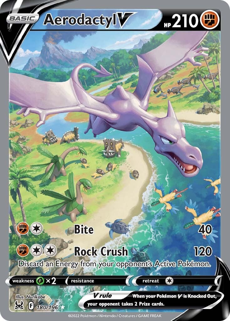 Aerodactyl V (180/196) [Sword & Shield: Lost Origin] | Total Play